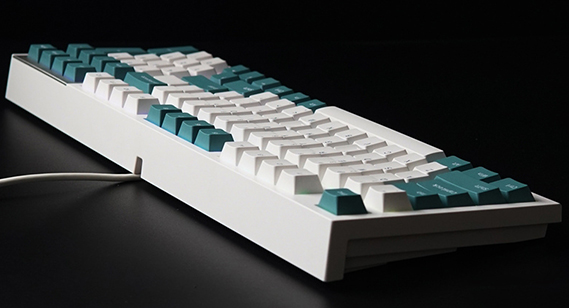 腹灵FL980水绿单模版机械键盘图赏